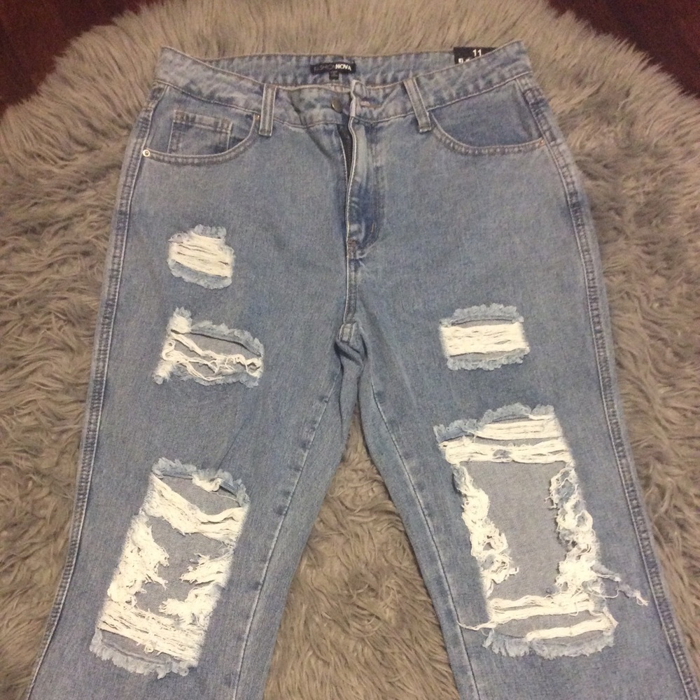 New slouch fit straight leg Fashion Nova jeans